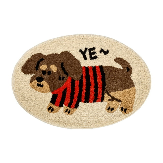 zhangmingg Funny Welcome Doormat Soft Decorative Rug for Indoor Outdoor Party Daily Use