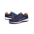 thumbnail image 5 of Woobling Men's Fashion Sneakers Leather Shoes for Men Casual Breathable Shoes Blue US 7.5 1 Pair, 5 of 5