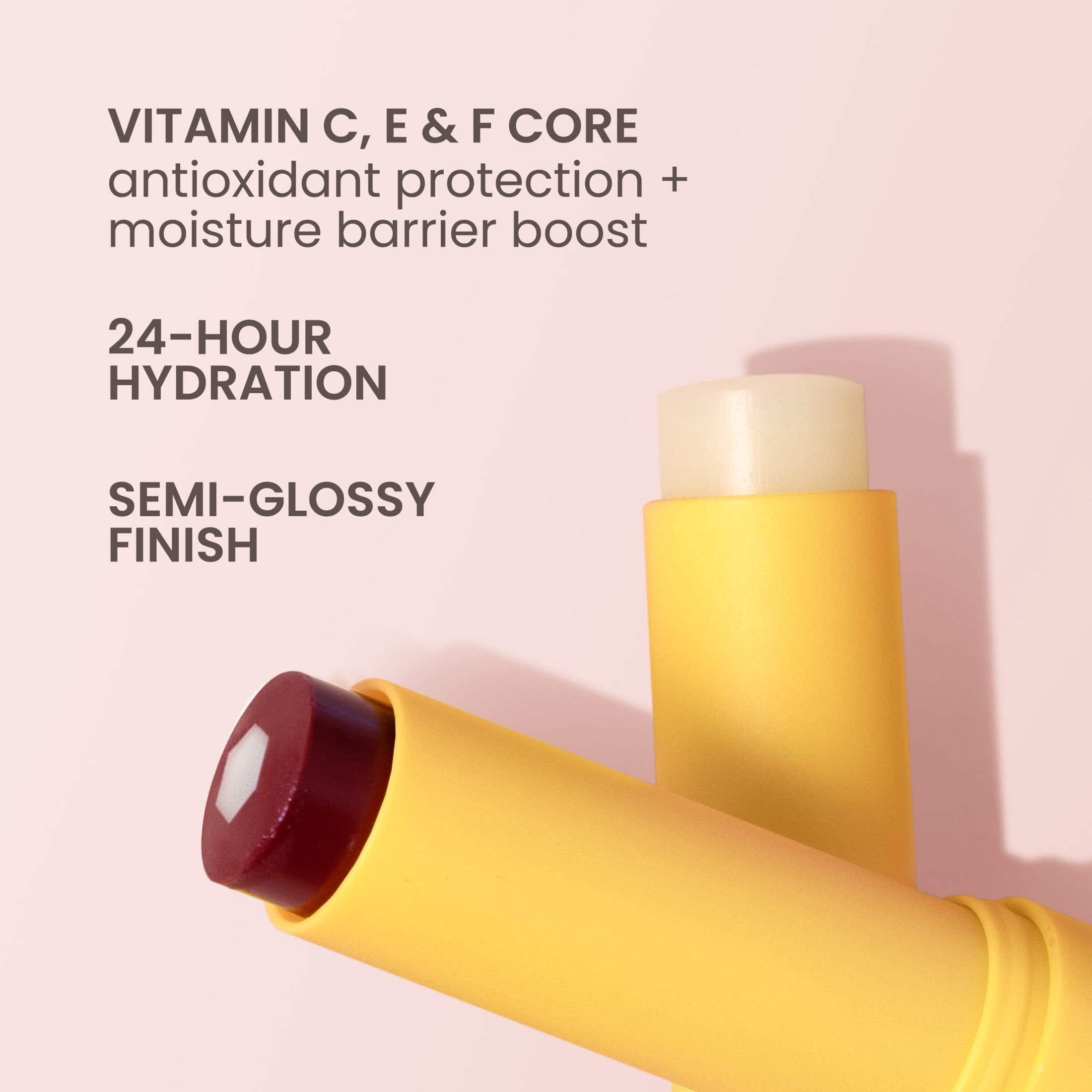 Burt's Bees Boosted Back to College Lip Balm Variety Pack, Misty Mauve & Sheer Plus, 2 Pack