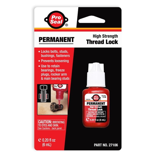 Fijador de roscas permanente SealPro Pro-Seal rojo 6 ml
