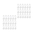 thumbnail image 4 of LOVEVER 100 Pcs Curtain Tack Roller Curtain Rail Pulley Track Curtain Pulley with Hook, 4 of 9