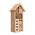 thumbnail image 2 of Insect House Wooden Insect Hotel Natural Nesting Habitat for Outdoor Garden Yard Bee Butterfly, 2 of 9