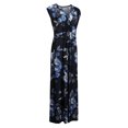 thumbnail image 1 of Vestido largo floral con cuello en V para mujer, vestido largo con cordones en la playa, vestido XL SG Sunnimix Vestido largo de Boho, 1 of 8