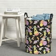 thumbnail image 6 of Naloa Cartoon Astronaut In Spacesuit Large Laundry Basket Waterproof Round Collapsible Storage bin with Handles for Hamper Kids Room,Toy StorageMedium, 6 of 6