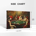 thumbnail image 4 of 8x12 inch Decorative Paintings On The Wall Poker Playing Dogs,Living Room,Bedroom,Man Cave,Recreation Room Wall Decor Poster Painting,Gift For Poker Enthusiast,Modern Style Poker Dog Prints, 4 of 6