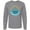 AC-Heather Grey, variant on Inktastic Miami Beach Florida Travel Trip Long Sleeve T-Shirt