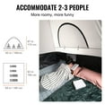 thumbnail image 5 of Vevor  5.5-6 ft. Pickup Truck Tent with Rain Layer & Carry Bag, Gray & White, 5 of 6