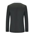 thumbnail image 3 of Vedolay Mens Blazers Lightweight Business Work Office Blazer Back Slit Jacket 2023 Black,L, 3 of 3