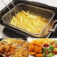 thumbnail image 2 of Stainless Steel Fry Basket Mesh Kitchen Tool Colander Mini Potato Chip Fryer Cooking Deep Fry Basket Strainer, 2 of 6
