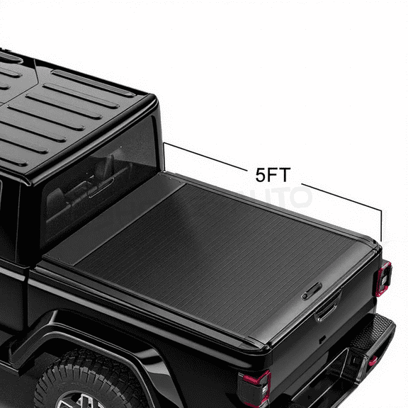 NEW 5FT Durable Retractable Hard Tonneau Cover For 2020-2025 Jeep-Gladiator US