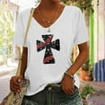 thumbnail image 2 of Camiseta sin mangas con cuello en V y estampado informal elegante para mujer OAVQHLG3B Store lin121212, 2 of 5