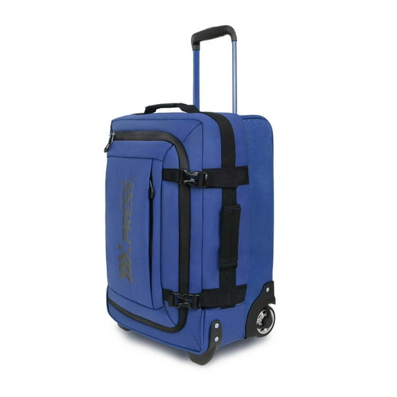 20" Carry On Luggage Airline Approved,Softside Suitcase with Wheels Heavy-Duty Waterproof Wheeled Luggage Bag, Blue - TA069