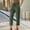 Army Green, variant on BUIGTTKLOP Plus Size Cotton Linen Pants for Women Drawstring High Waisted Capri Pants Straight Leg Cropped Beach Trousers