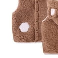 thumbnail image 4 of CPNG Toddler Baby Girl Boy Vest Faux Fleece Zip up Cute Soft Comfy Waistcoat Sleeveless Outerwear Animal Hoodie Jacket Fall Winter Clothes, 4 of 5