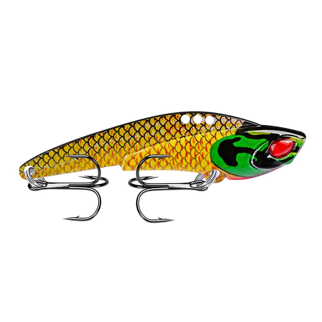 1PC Fishing Lures Plastic Hard Bass Baits Colors Minnow Lures Walmart