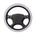 thumbnail image 5 of Cauagu Bear And Polka Dot Print Car Steering Wheel Cover - Universal Car Accessory for Diverse Cars for Steering Wheel with a Diameter of 14.5"-15", 5 of 7