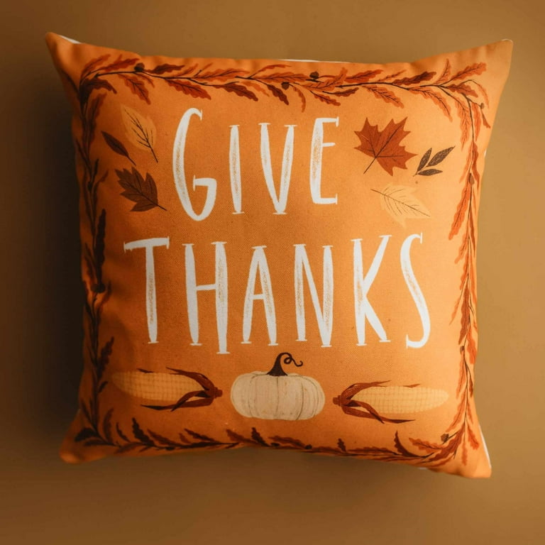 Primitive Pumpkin Decor Pillow Cover | Thanksgiving Décor | Farmhouse Pillows | Country Decor | Fall Throw Pillows | Cute Throw Pillows