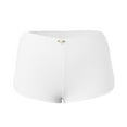 thumbnail image 4 of MEZZALL Micro Shorts For Women Low Waist Side Slit Mini Shorts Slim Pajamas Shorts Bottoms Sleepwear Comfort Solid Color Summer Daily Casual Bottoms, 4 of 5