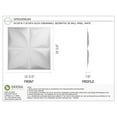 thumbnail image 2 of Ekena Millwork 19 5/8"W x 19 5/8"H Alexa EnduraWall Decorative 3D Wall Panel (12-Pack for 32.1 Sq. Ft.), 2 of 12