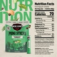 thumbnail image 2 of Jack Link's Mini Turkey Sticks, Savory Herb 8g of Protein Snacks, Under 100 Calories, On the Go Snacking, Keto & Paleo Snack, Carnivore Diet Ready, Individually Wrapped, 0.5 Oz. (12 Count), 2 of 3