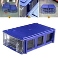 thumbnail image 4 of Thinsony 1/2/3/5 Plastic Convenient And Easy To Storage Boxes For Desktop Stackable Storage Hardware Drawers blue 140*93*40mm 1 Pc, 4 of 6