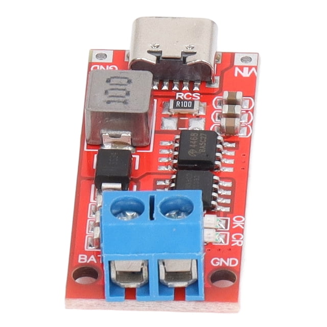 Battery Charger Module, Step Up Protection Lithium Cell Charging Board For Power 1A Input 0.55A Charging Current