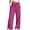 #A02-Hot Pink, variant on Kids Sweatpants Girls 4-18 Baggy Elastic Waist Wide Leg Girls Pants Open Bottom Lightweight Casual Sweat Trousers for Girls with Pockets