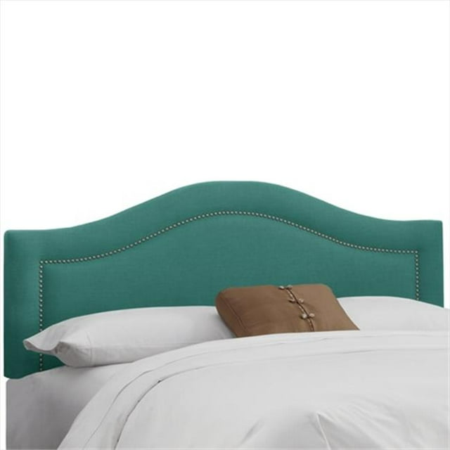 Skyline Furniture 900NB-PWLNNLGN Twin Inset Nail Button Headboard In Linen Laguna
