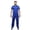 Blue, variant on Professional Workwear Unisex V-Neck Scrub Top and Scrub Pant