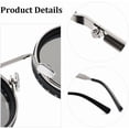 thumbnail image 5 of Sunglasses, Adjustable Tint Sunglasses – 9-Gear Smart Tint, Scratch-Resistant, Retro Matte Finish for Men & Women, 5 of 9