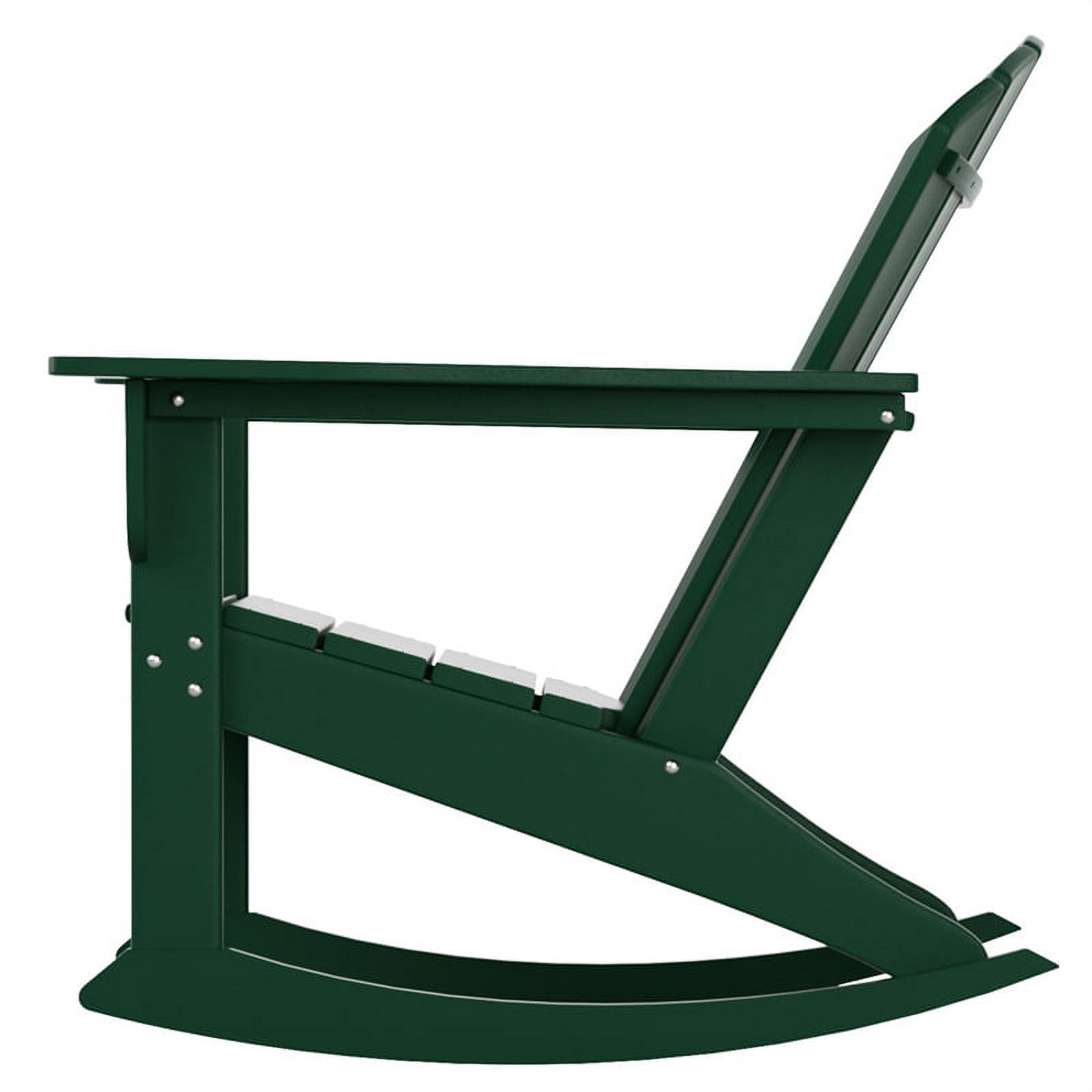 Portside Outdoor Poly Plastic Adirondack Rocking Chair - image 5 of 7