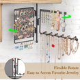 thumbnail image 3 of Organizador colgante para joyas SOLIMINTR, soporte de pared con estante, 3 of 8
