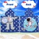 thumbnail image 5 of Toalla de playa con capucha para niños de 1 a 6 años, toalla de piscina para bebés, toallas de baño grandes, cobertores de natación súper suaves y absorbentes, 5 of 5