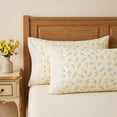 thumbnail image 2 of Unique Bargains 2 Pcs Cotton Pillowcase Cooling Pillow Cases Envelope Closure Beige F, 2 of 5