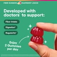 thumbnail image 6 of Fiber Gummies 5g Prebiotic Fiber Per Serving, 60 Count, Raspberry Lemon Flavor, Supports Digestion & Regularity, Sugar Free, Non-GMO, Gluten Free, Vegan, 6 of 7