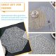 thumbnail image 4 of Insulated Table Mat Octagon Shape Table Decorations Pvc Silver Heat Insulation 2Pcs, 4 of 5
