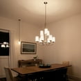 thumbnail image 2 of 9 Light Large 2-Tier Chandelier With Transitional Inspirations 31.25 Inches Tall By 28.75 Inches Wide-Brushed Nickel Finish-Led Lamping Type Kichler, 2 of 4