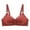 Womens Bras Clearance Red, variant on OSFVNOXV Bras for Women Front Snap Lightly Lined Back Hook Breathable Solid Color Loose Fit Everyday Bra with Pads
