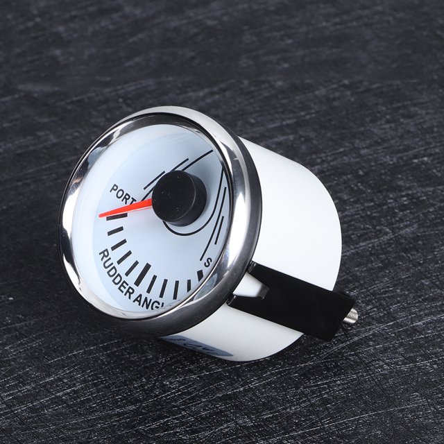 Medidor de ángulo de timón, timón universal para barco de 52 mm, medidor de ángulo de timón, accesorio para barco, estética elegante