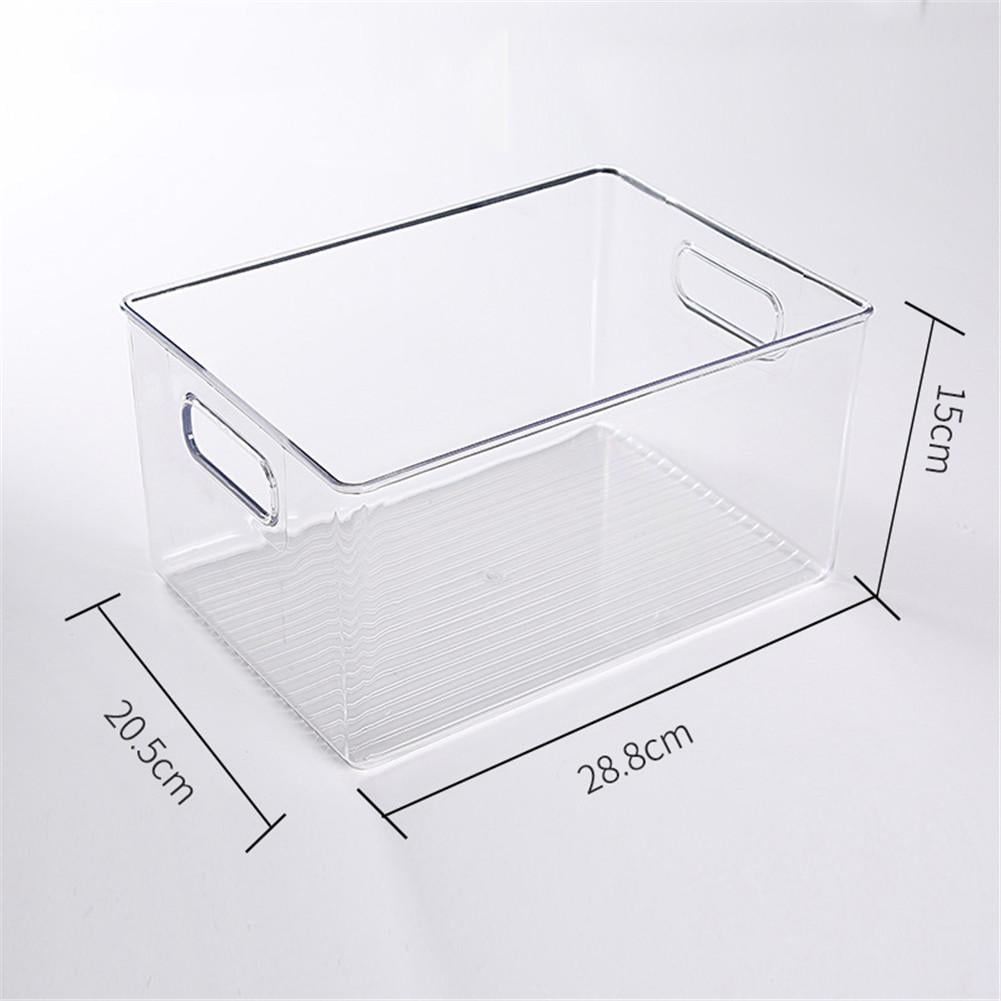 clear plastic pantry bins