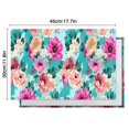 thumbnail image 5 of Pioneer Flower Floral Print Pattern Summer Placemats Table Placemats Set Of 6-Linen Kitchen Washable Placemats Table Mats 12x18 Inch Non-Slip Heat Resistant, 5 of 5