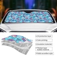 thumbnail image 3 of Kdxio Wls And Flowers Print Front Windshield Sun Shade,Folding Auto Sunshade for Car Truck SUV-Small, 3 of 5
