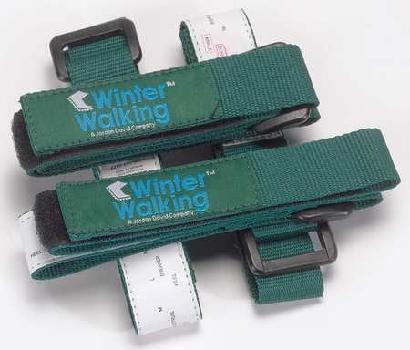 Winter Walking Size 5 to 6 IceGrips Bunny Boot Straps, Green, JD4501-S by WINTER WALKING