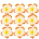 thumbnail image 5 of BRIGHTFUFU 12 PCS CLIPS DE FLUARIA Hawaiiana Plumeria Central de cabello de flor Mujeres, 5 of 8