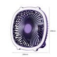 thumbnail image 2 of Ventilador de techo Ventilador de refrigeración de mesa para el hogar Mini aire acondicionado para acampar al aire libre Púrpura, 2 of 2