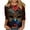 AA-Multicolor, variant on Womens Mardi Gras Tops Color Block Plaid 3/4 Sleeve Casual T Shirts Carnival Themed Holiday Party Tee Shirt Multicolor L