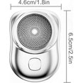 thumbnail image 5 of Compact Rechargeable Electric Shaver for Travel - Portable Facial Hair Trimmer for Men & Women, 5 of 5