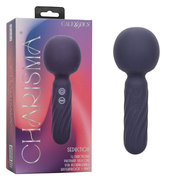 CalExotics Charisma Seduction Mini Personal Massage Wand, Blue