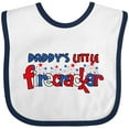 thumbnail image 3 of Inktastic Daddy's Little Firecracker Boys or Girls Baby Bib, 3 of 4