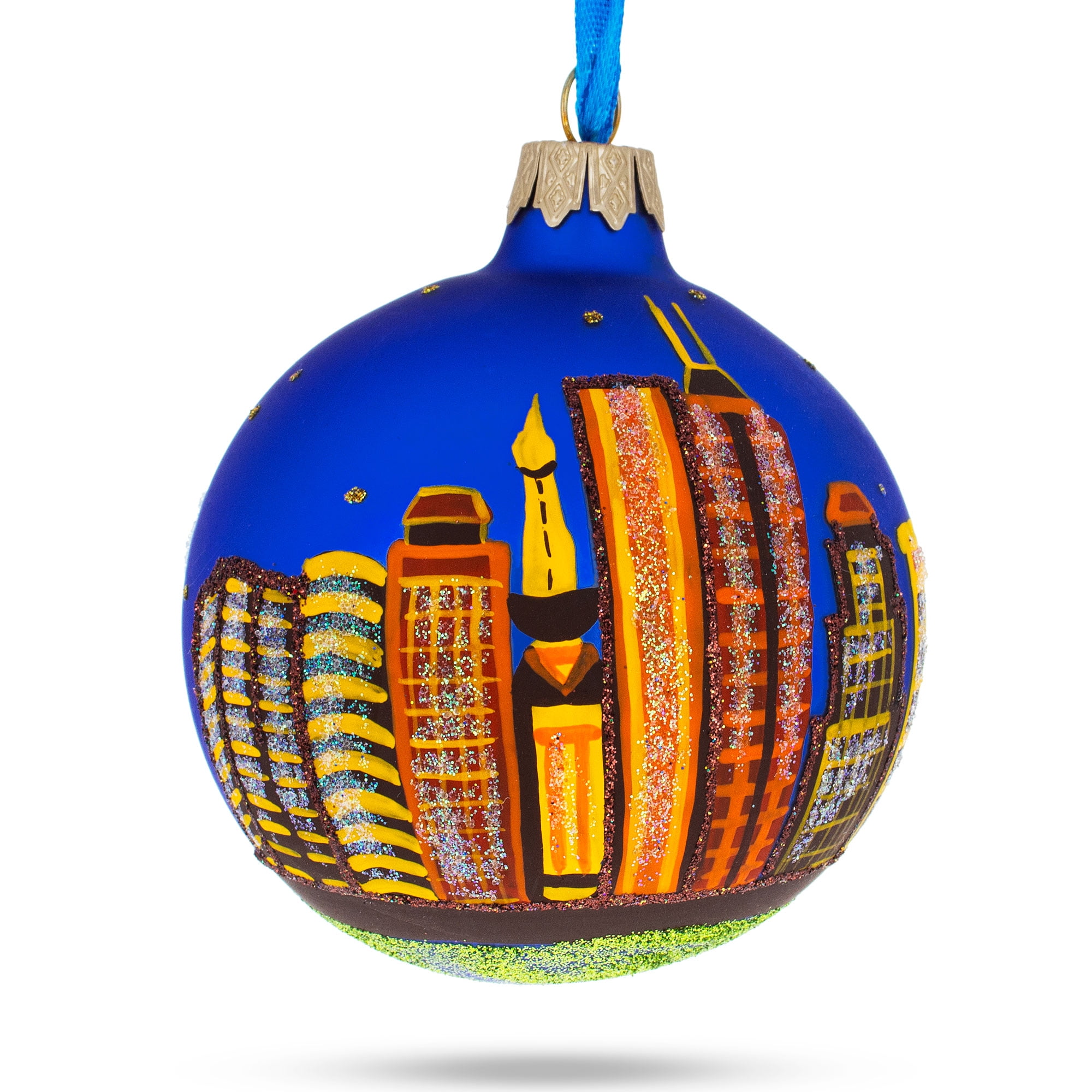 BestPysanky Indianapolis, Indiana Glass Christmas Ornament Walmart